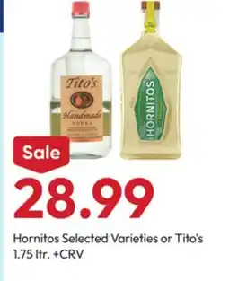 Stater Bros Hornitos or Tito's offer