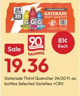 Stater Bros Gatorade Thirst Quencher offer