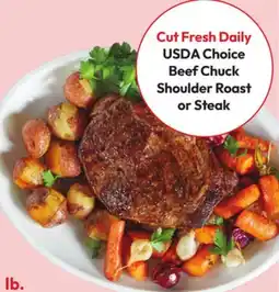 Stater Bros USDA Choice Beef Chuck Shoulder Roast or Steak offer