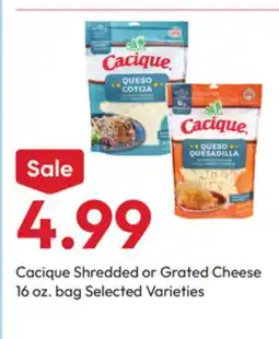 Stater Bros Cacique Shredded or Grated Cheese offer