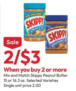 Stater Bros Skippy Peanut Butter offer