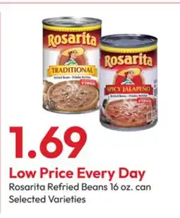 Stater Bros Rosarita Refried Beans offer