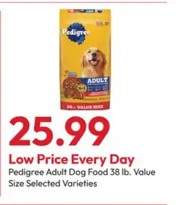 Stater Bros Pedigree Adult Dog Food offer