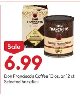 Stater Bros Don Francisco's Coffee offer