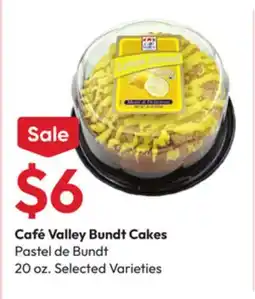 Stater Bros Café Valley Bundt Cakes offer