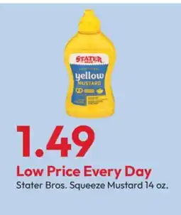 Stater Bros Stater Bros. Squeeze Mustard offer