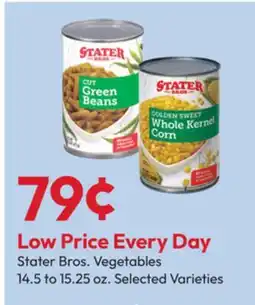 Stater Bros Stater Bros. Vegetables offer