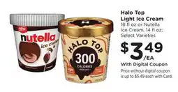 Ralphs Halo Top Light Ice Cream offer