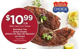 Ralphs Boneless Top Sirloin Steaks offer