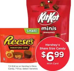 Ralphs Hershey's Share Size Candy offer