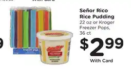 Ralphs Señor Rico Rice Pudding offer