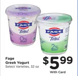 Ralphs Fage Greek Yogurt offer