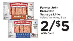 Ralphs Farmer John Breakfast Sausage Links offer