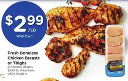 Ralphs Fresh Boneless Chicken Breasts or Thighs offer