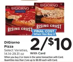 Ralphs DiGiorno Pizza offer