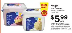 Ralphs Kroger Ice Cream offer