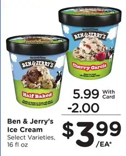 Ralphs Ben & Jerry's Ice Cream offer