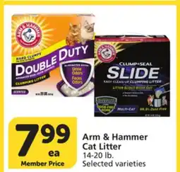Albertsons Arm & Hammer Cat Litter offer