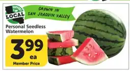 Albertsons Personal Seedless Watermelon offer