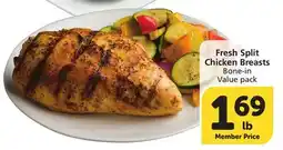 Albertsons Fresh Split Chicken Breasts offer
