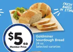 Albertsons Goldminer Sourdough Bread offer