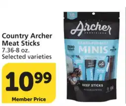 Albertsons Country Archer Meat Sticks offer