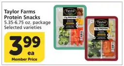 Albertsons Taylor Farms Protein Snacks offer