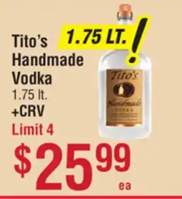 Smart & Final Tito's Handmade Vodka offer