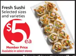 Albertsons Fresh Sushi offer