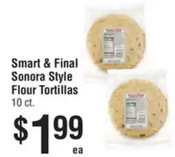 Smart & Final Smart & Final Sonora Style Flour Tortillas offer