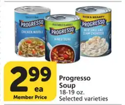 Albertsons Progresso Soup offer