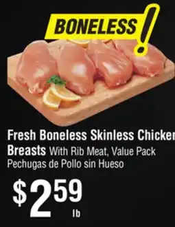 Smart & Final Fresh Boneless Skinless Chicken Breasts offer
