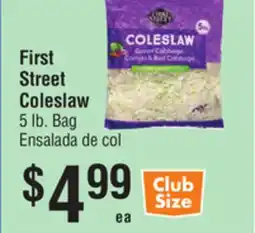 Smart & Final First Street Coleslaw offer