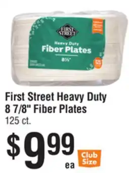 Smart & Final First Street Heavy Duty 8 7/8 Fiber Plates offer