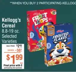 Smart & Final Kellogg's Cereal offer