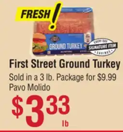 Smart & Final First Street Ground Turkey offer