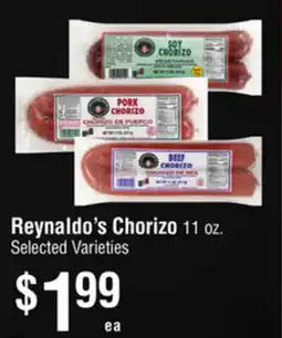 Smart & Final Reynaldo's Chorizo offer