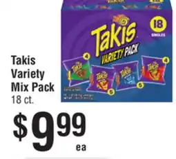 Smart & Final Takis Variety Mix Pack offer