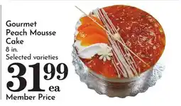 Pavilions Gourmet Peach Mousse Cake offer