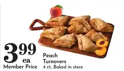 Pavilions Peach Turnovers offer