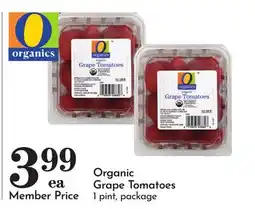 Pavilions Organic Grape Tomatoes offer