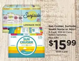 Ralphs Sun Cruiser, Surfside, South Norete or Nütri offer