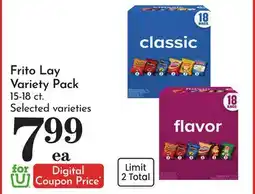 Pavilions Frito Lay Variety Pack offer