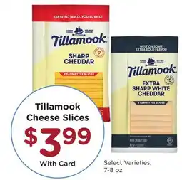 Mariano's Tillamook Cheese Slices offer