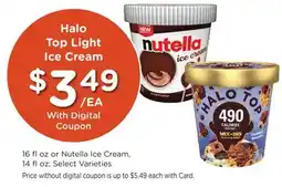 Mariano's Halo Top Light Ice Cream offer