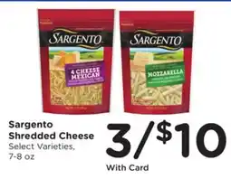 Mariano's Sargento Shredded Cheese offer