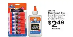 Mariano's Elmer's Clear School Glue offer