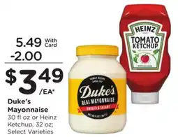 Mariano's Duke's Mayonnaise offer