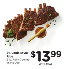 Mariano's St. Louis Style Ribs offer