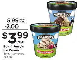 Mariano's Ben & Jerry's Ice Cream offer